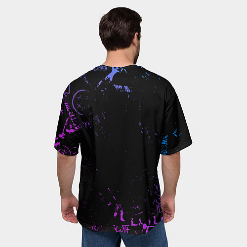 Мужская футболка оверсайз Fortnite x Travis Scott / 3D-принт – фото 4