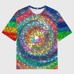 Футболка оверсайз мужская Я в своем познании, цвет: 3D-принт