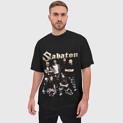 Футболка оверсайз мужская SABATON САБАТОН, цвет: 3D-принт — фото 2