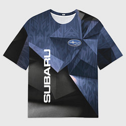 Мужская футболка оверсайз Subaru - Геометрия