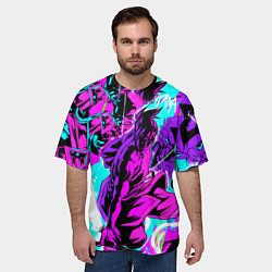 Футболка оверсайз мужская Katana Zero Файтинг Катана Зеро Игра, цвет: 3D-принт — фото 2