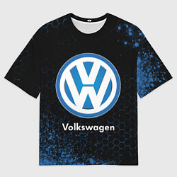 Футболка оверсайз мужская Volkswagen - Объемный, цвет: 3D-принт