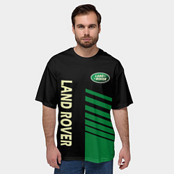 Футболка оверсайз мужская Ленд Ровер, Land Rover, цвет: 3D-принт — фото 2