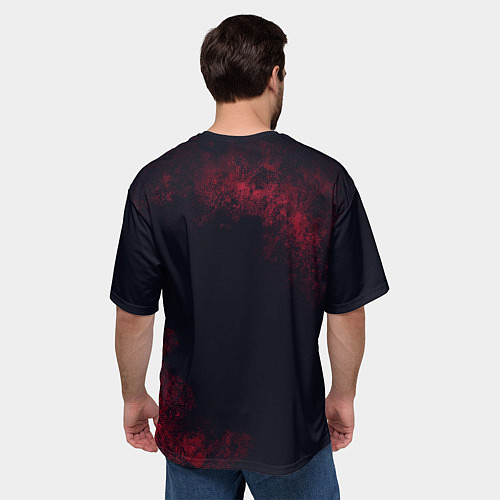 Мужская футболка оверсайз Nam On-Jo / 3D-принт – фото 4