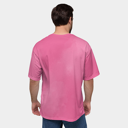 Мужская футболка оверсайз Girl Boss! / 3D-принт – фото 4