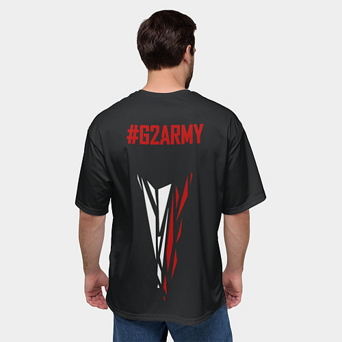 Мужская футболка оверсайз G2 Jersey Pro 202223 / 3D-принт – фото 4