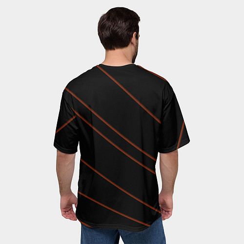 Мужская футболка оверсайз Баскетбол life / 3D-принт – фото 4