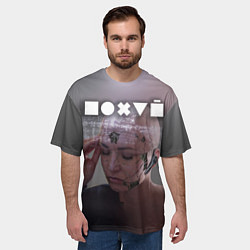 Футболка оверсайз мужская Не болит голова, цвет: 3D-принт — фото 2