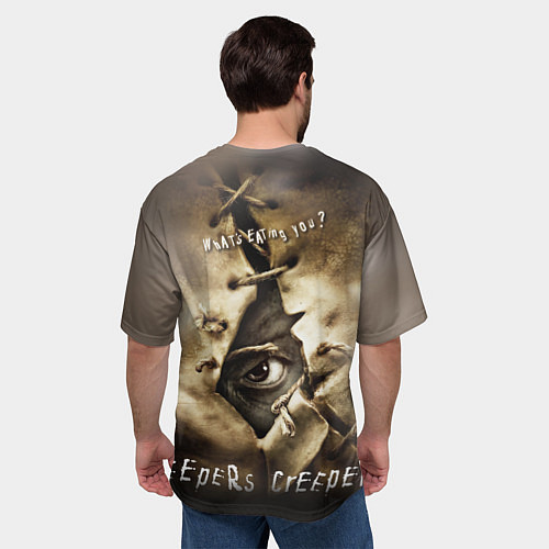 Мужская футболка оверсайз Джиперс криперс 3д / 3D-принт – фото 4