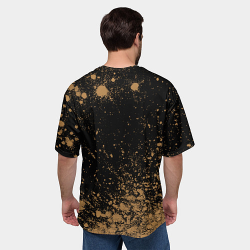 Мужская футболка оверсайз ТИМ ФОРТРЕСС 2 Мишень / 3D-принт – фото 4