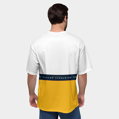 Мужская футболка оверсайз Yellow Submarine Мультфильм 3D / 3D-принт – фото 4