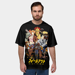 Футболка оверсайз мужская Fallout - poster, цвет: 3D-принт — фото 2