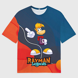 Мужская футболка оверсайз Rayman Legends kid