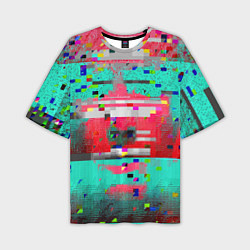 Футболка оверсайз мужская Fashion glitch 2088, цвет: 3D-принт
