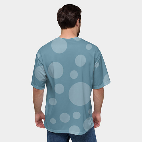 Мужская футболка оверсайз No prob-lama Лама / 3D-принт – фото 4