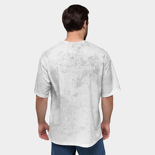 Мужская футболка оверсайз BANKSY БУНТ RIOT БЭНКСИ / 3D-принт – фото 4