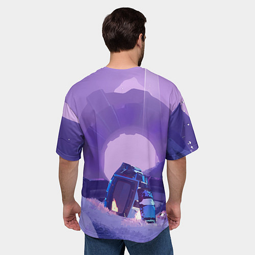 Мужская футболка оверсайз Командо на корабле / 3D-принт – фото 4