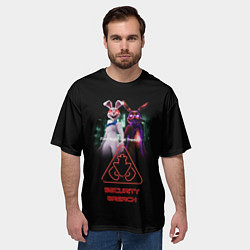 Футболка оверсайз мужская Five Nights at Freddys: Security Breach, цвет: 3D-принт — фото 2