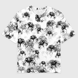 Мужская футболка оверсайз Король и шут Лого Паттерн