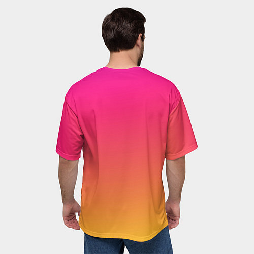 Мужская футболка оверсайз Гомер Симпсон Пикачу / 3D-принт – фото 4