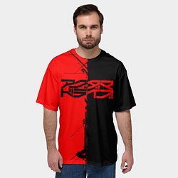 Футболка оверсайз мужская Акудама драйв арт, цвет: 3D-принт — фото 2