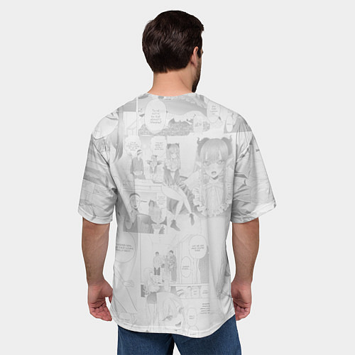Мужская футболка оверсайз Senpai Kitagawa Manga / 3D-принт – фото 4