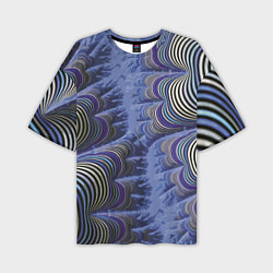 Мужская футболка оверсайз Abstraction pattern 2022