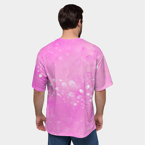 Мужская футболка оверсайз Komi cant communicate / 3D-принт – фото 4