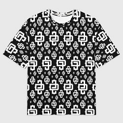 Футболка оверсайз мужская Black Pattern Dope Camo Dope Street Market, цвет: 3D-принт