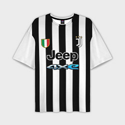 Футболка оверсайз мужская ВЛАХОВИЧ ЮВЕНТУС VLAHOVIC JUVENTUS, цвет: 3D-принт