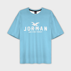 Мужская футболка оверсайз Узор Sky Blue Jorman Air Dope Street Market