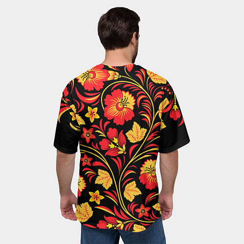 Мужская футболка оверсайз Больше санкций, крепче Россия / 3D-принт – фото 4