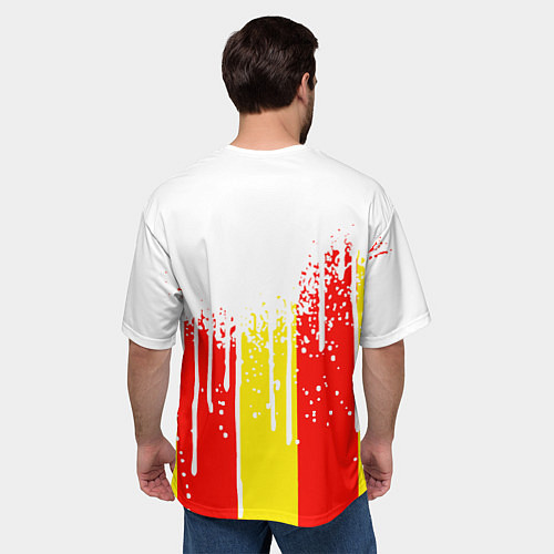 Мужская футболка оверсайз Valencia спорт / 3D-принт – фото 4