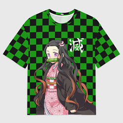 Мужская футболка оверсайз НЕДЗУКО КАМАДО КЛИНОК