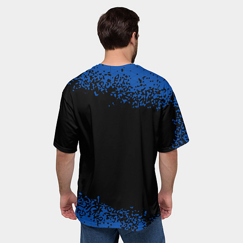 Мужская футболка оверсайз ХАГИ ВАГИ - Краска / 3D-принт – фото 4