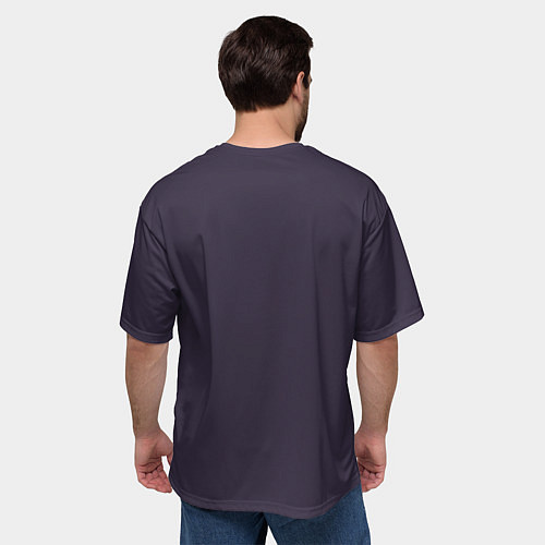 Мужская футболка оверсайз Модный Единорог На Динозавре / 3D-принт – фото 4