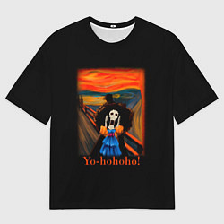 Футболка оверсайз мужская Эдвард Мунк Крик Брука, цвет: 3D-принт