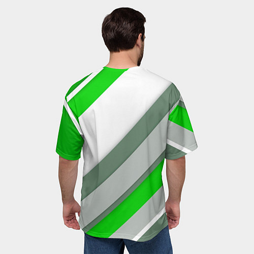 Мужская футболка оверсайз Skoda: Sport / 3D-принт – фото 4