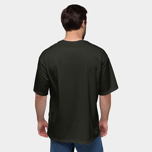 Мужская футболка оверсайз Флеш-Рояль Flash Royal / 3D-принт – фото 4