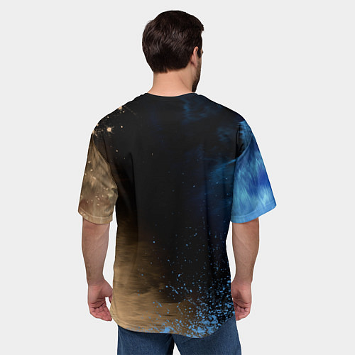 Мужская футболка оверсайз ФНФ - ПАРЕНЬ Арт 8 / 3D-принт – фото 4