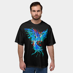 Футболка оверсайз мужская Феникс Phoenix, цвет: 3D-принт — фото 2