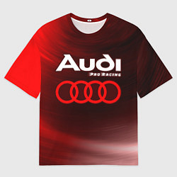 Футболка оверсайз мужская AUDI Pro Racing Звезды, цвет: 3D-принт