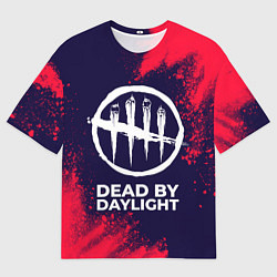 Футболка оверсайз мужская DEAD BY DAYLIGHT Арт, цвет: 3D-принт