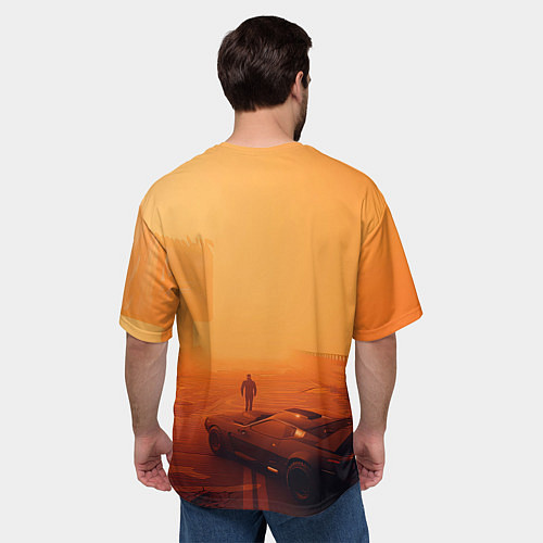 Мужская футболка оверсайз Panam Cyberpunk2077 / 3D-принт – фото 4