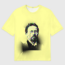 Мужская футболка оверсайз Портрет Чехова