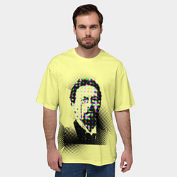 Футболка оверсайз мужская Портрет Чехова, цвет: 3D-принт — фото 2