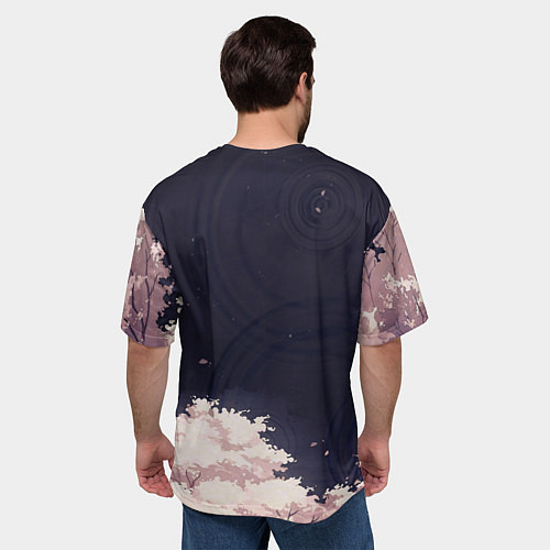 Мужская футболка оверсайз Genshin Impact - Kamisato Ayato / 3D-принт – фото 4