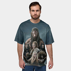 Футболка оверсайз мужская Норманн, цвет: 3D-принт — фото 2