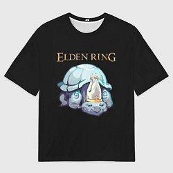 Мужская футболка оверсайз Каменная черепаха Elden Ring
