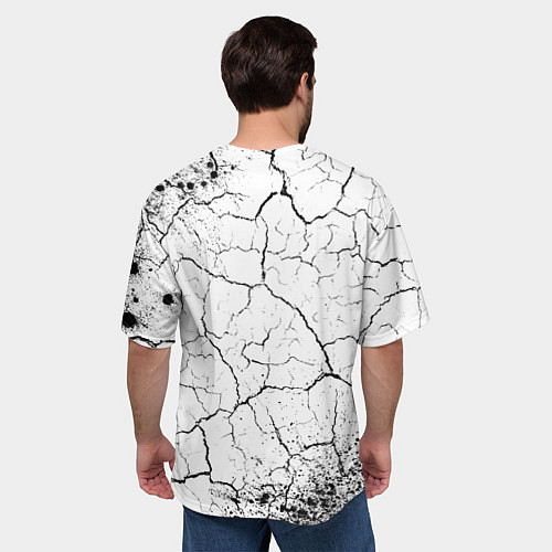 Мужская футболка оверсайз RUSSIAN EMPIRE - ГЕРБ Краска / 3D-принт – фото 4